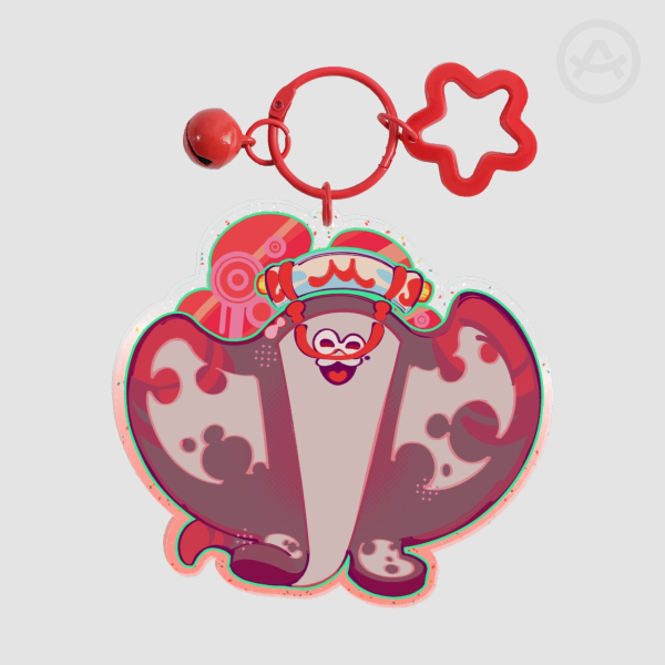 BigMan | Glitter Acrylic Keychain