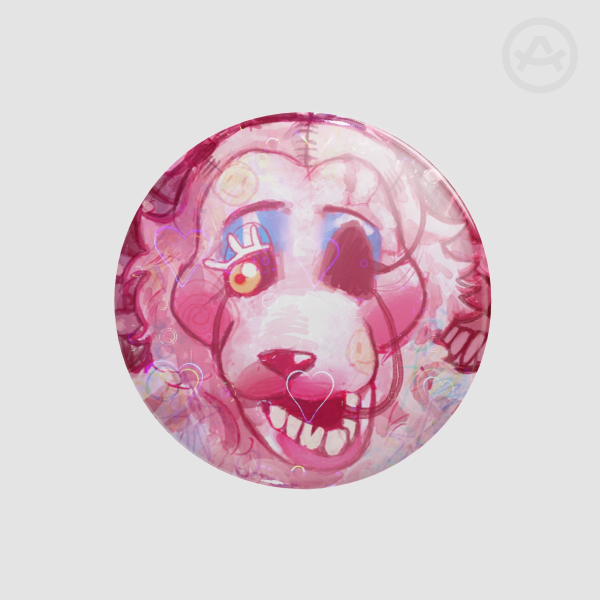 FNAF ROUND BADGE