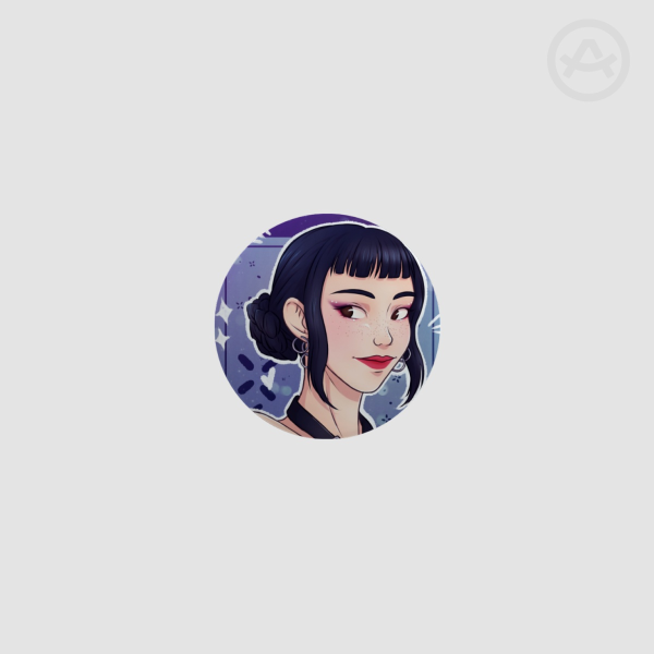 Zoey from K-Pop Demon Hunters Round Badges (Button Pins)
