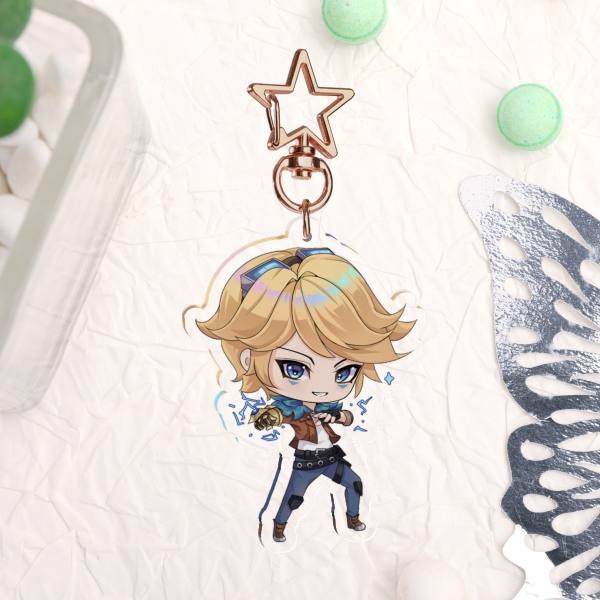 6.5cm Double Sided Ezreal Keychain