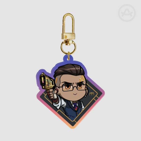Chamber w/ Headhunter Colored Edge Acrylic Keychains