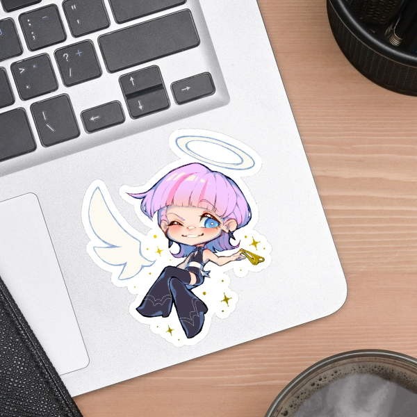 Polyurethane - Hot Foil Stamping Die Cut Sticker