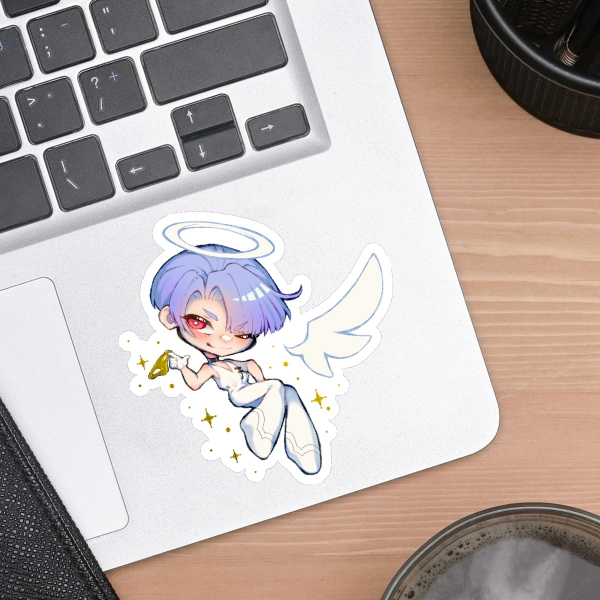 Polyester - Hot Foil Stamping Die Cut Sticker