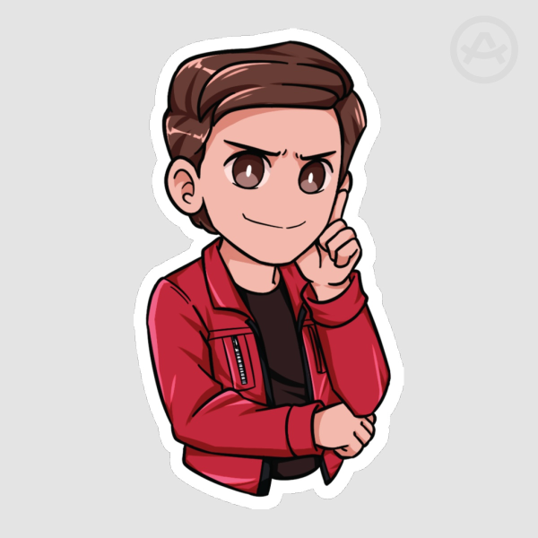 MatPat Colored Edge Die Cut Stickers