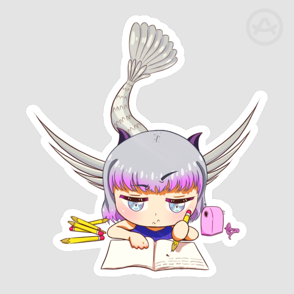 Lyrai Broken Pencil Sticker