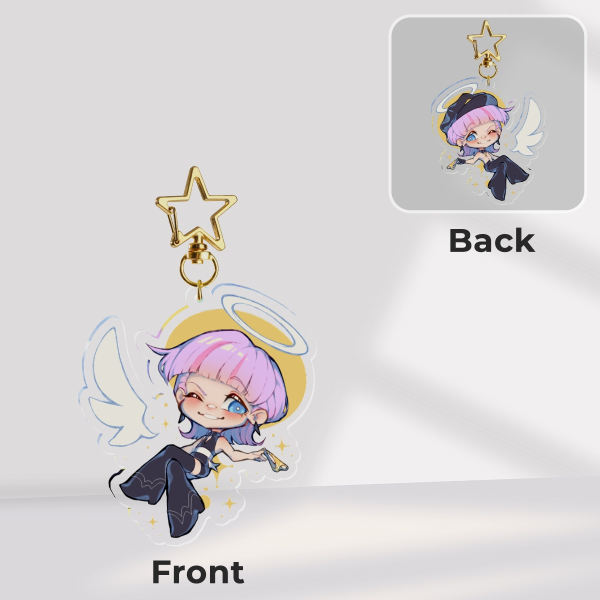 Polyurethane - Clear Acrylic Keychain (double sided)