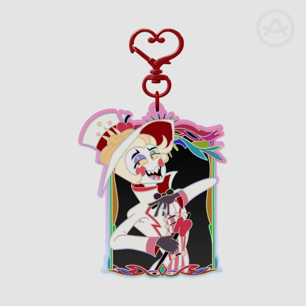 Lucifer Hazbin Hotel Series Clear Acrylic Keychains