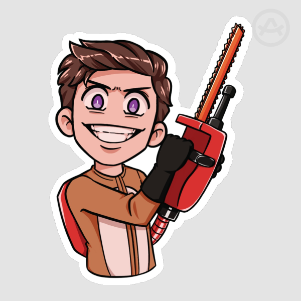 MadPat Colored Edge Die Cut Stickers