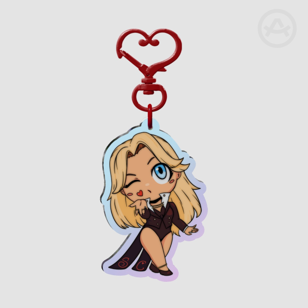 Sabrina Rainbow Acrylic Keychain