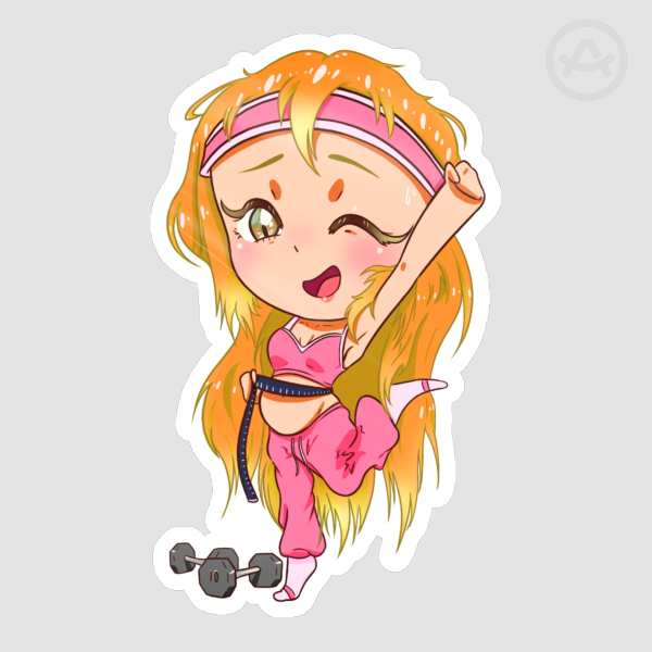 Kyara Got-To-Work-It Sticker