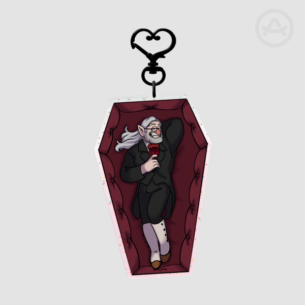 Vampire Stan Coffin Keychain