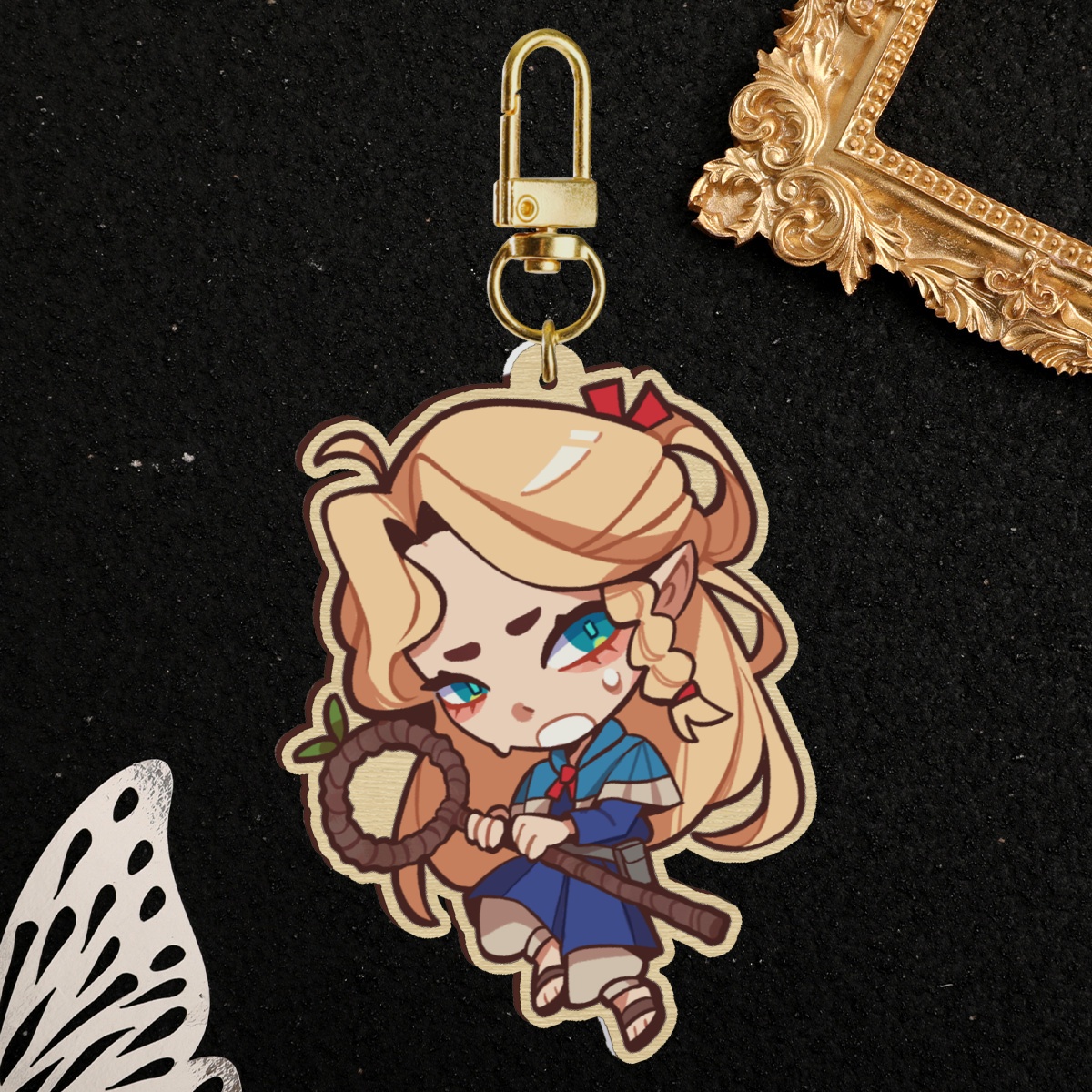 Marcille Wood Charm