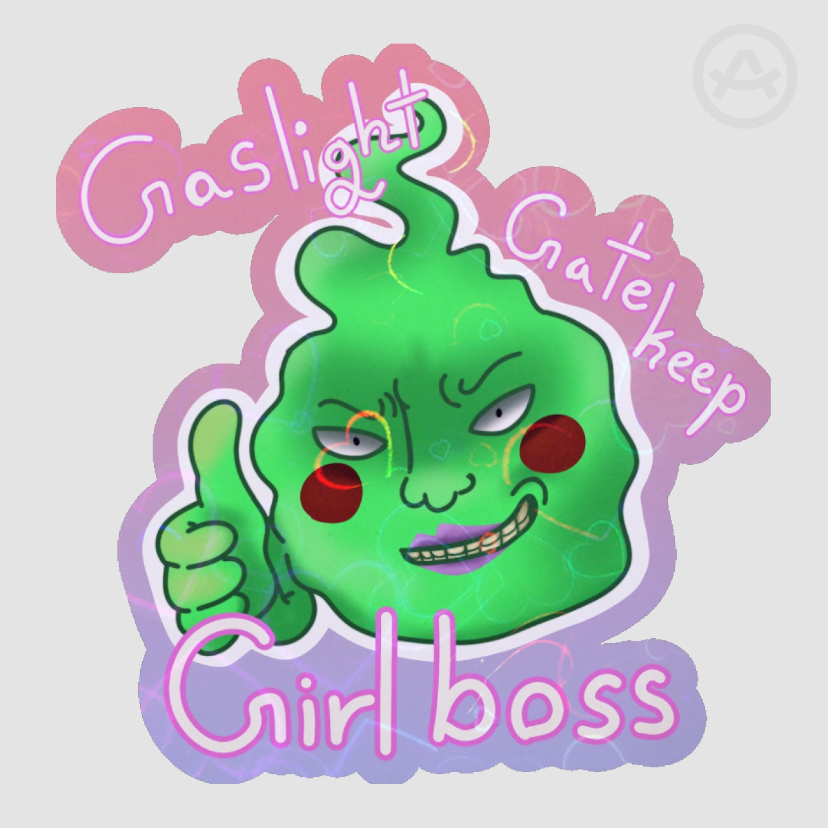 Dimple (Girl boss) Sticker|Mob psycho 100
