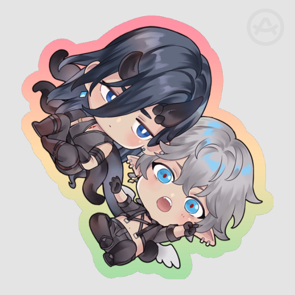 Gray and Forrest - Die Cut Sticker