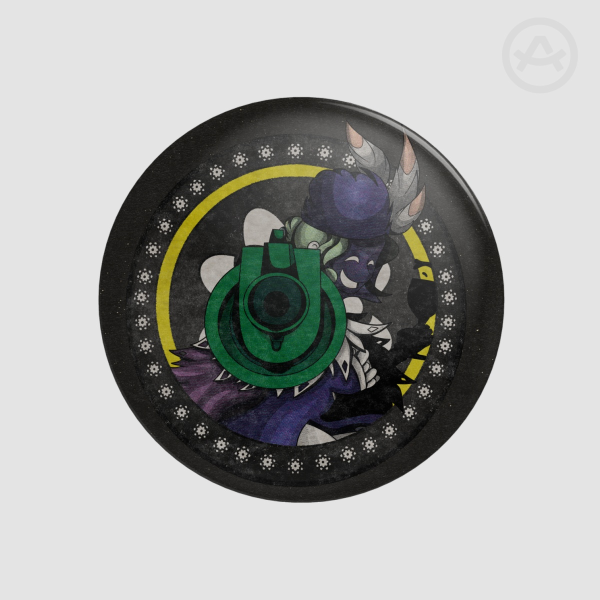 Black Dahlia Round Badges (Button Pins)