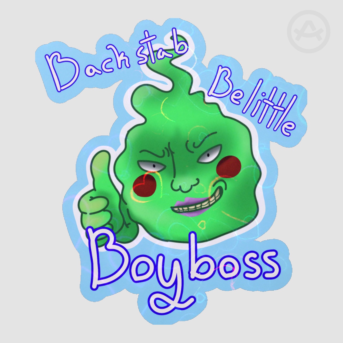 Dimple (boyboss) sticker|Mob psycho 100