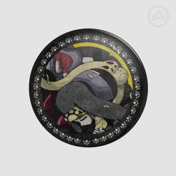 Double Round Badges (Button Pins)