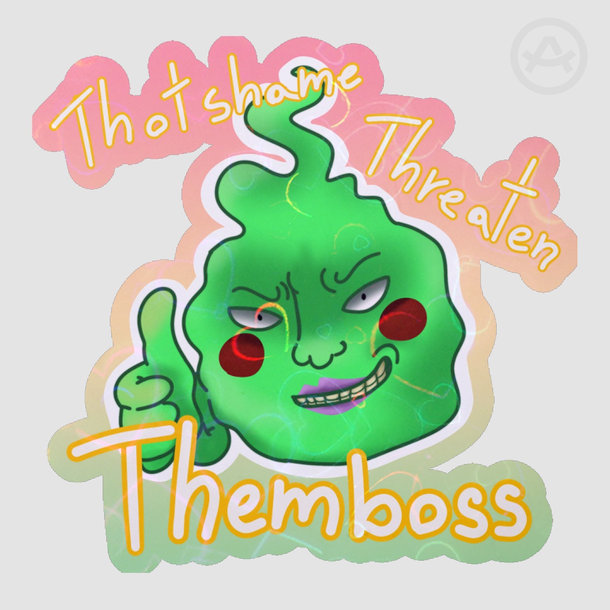 Dimple (Themboss) Sticker|Mob psycho 100