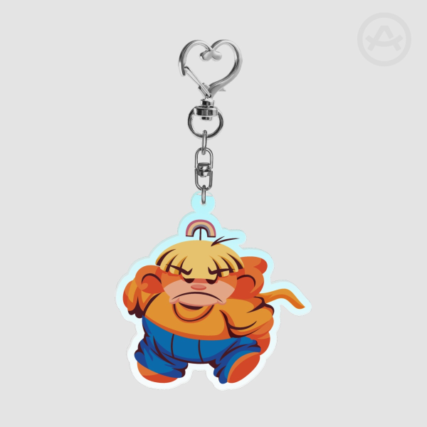 Numbuh 4 Rainbow Monkey KND/ Codename Kids Next Door Series  Colored Edge Acrylic Keychains