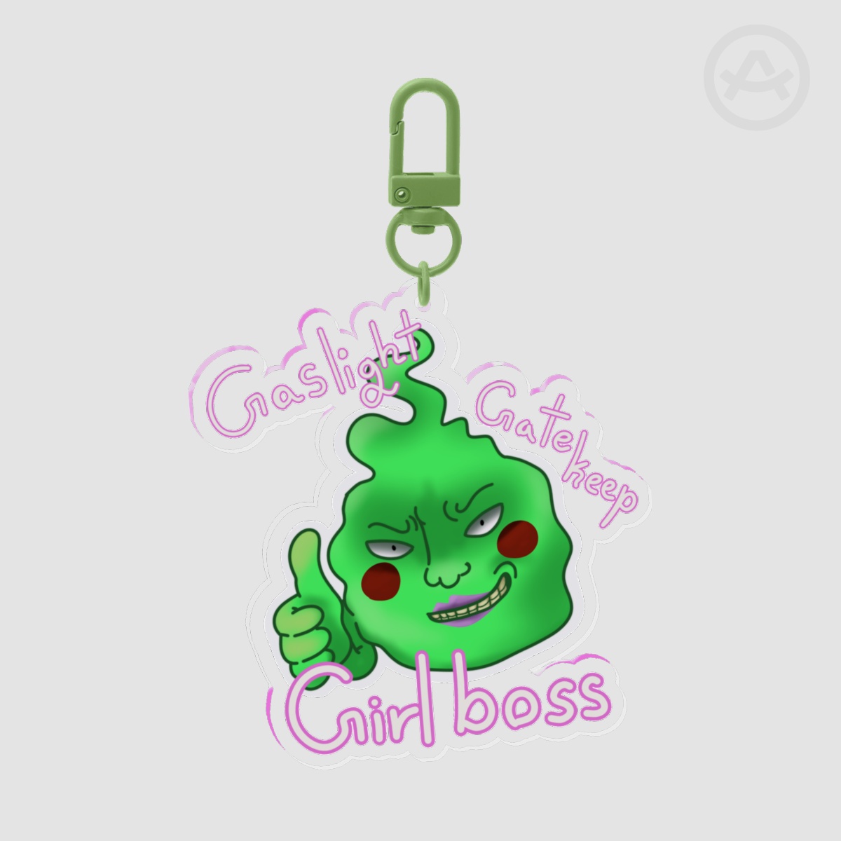 Dimple (Girlboss) Keychains|mob psycho 100