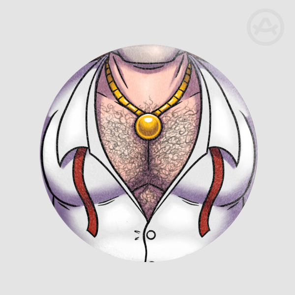 Old Stan Plush Badge