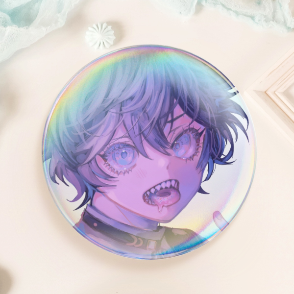 OC Donut Boy Button Pin