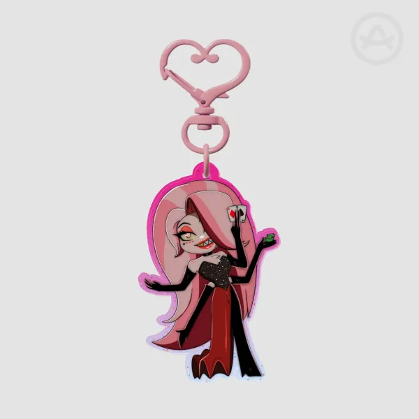 Angel Dust Colored Edge Acrylic Keychain