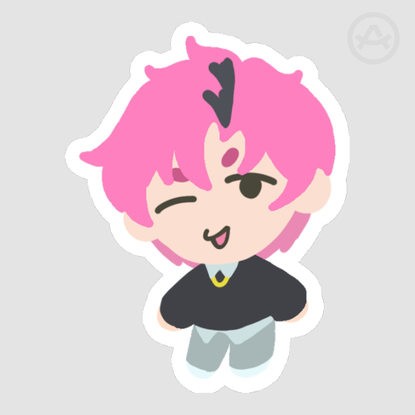 Kai Monteago Tiny Die Cut Sticker