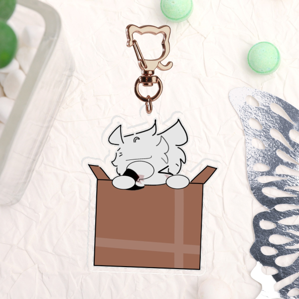 Felix in box Acrylic Keychain