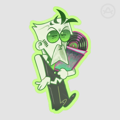 Seymour Scarry Sticker
