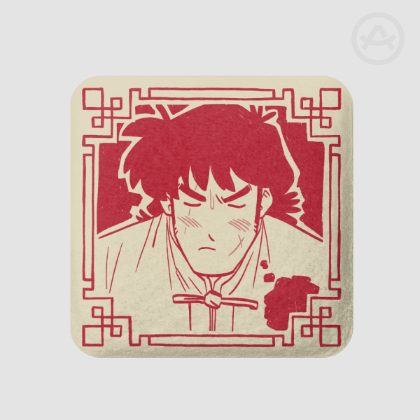 Tien Thoughts •Square Plush Badge•