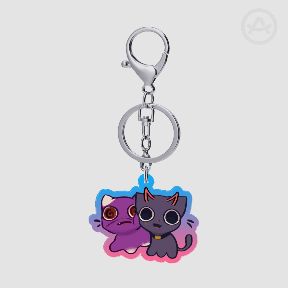 Colored Edge Acrylic Keychains