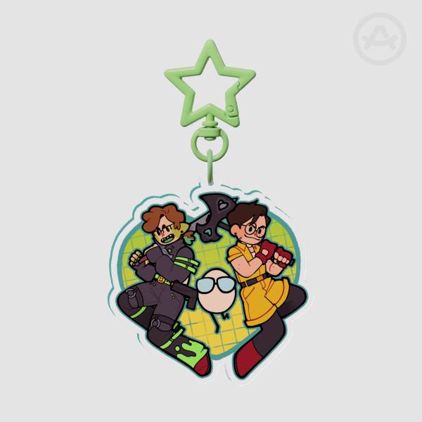 Misclick Family Clear Acrylic Keychain
