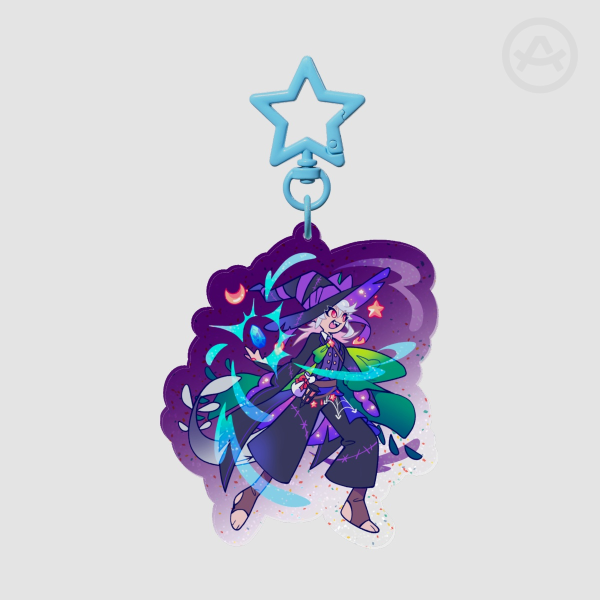 Halloween Corrin (m) Glitter Keychain