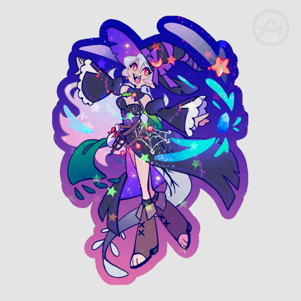 Halloween Corrin (f) Die Cut Stickers