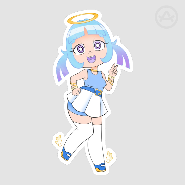 Courtney Angel Sticker