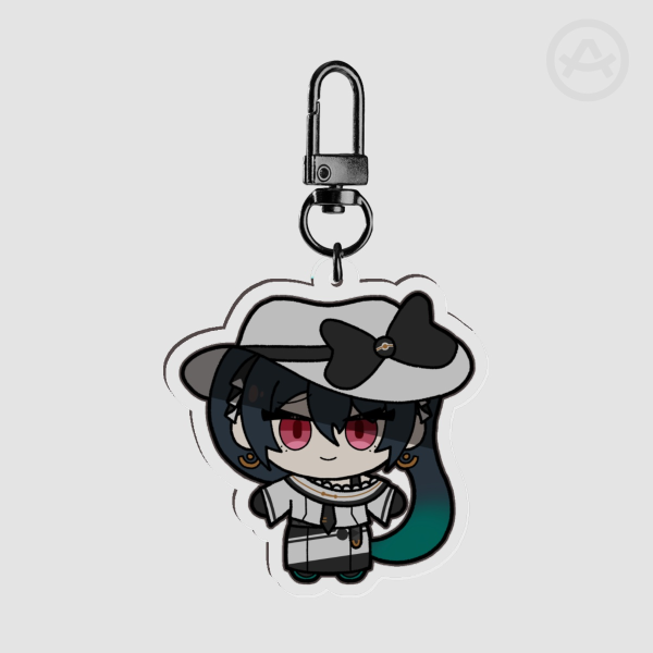 [VSYNTH] Dark-Type Miku - Keychain