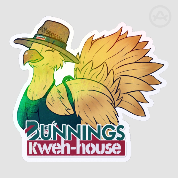 {Final Fantasy} Bunnings Kweh-House (Sticker)