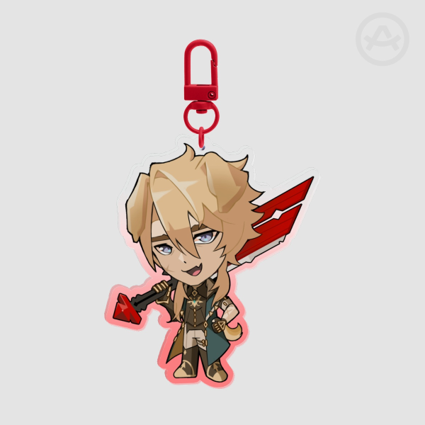 Varka Dog Ears Genshin Impact Keychain