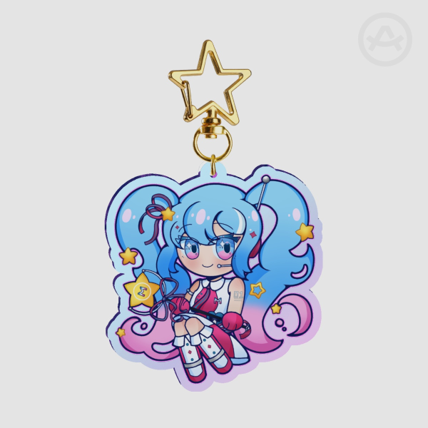 [VSYNTH] Future Eve Miku - Keychain