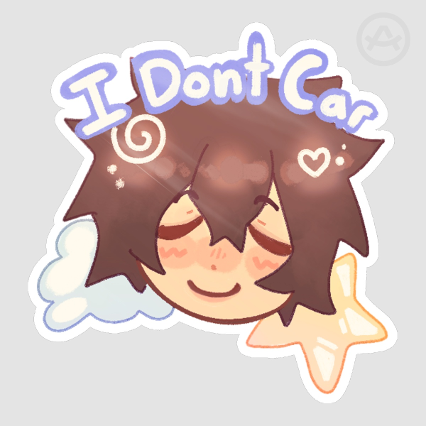 Dazai Die Cut Stickers