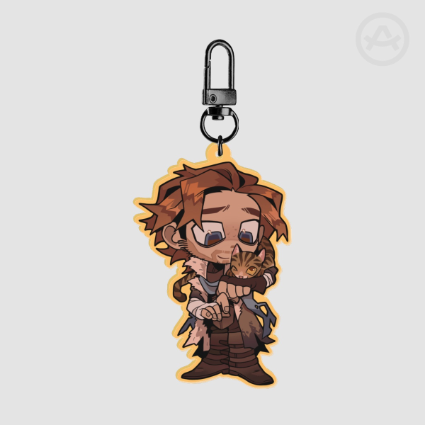 caleb and frumpkin keychain