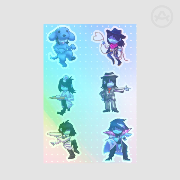 Kris Costumes Stickers Sheet