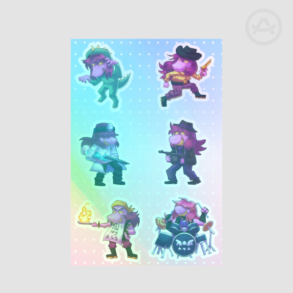 Susie Costumes Stickers Sheet