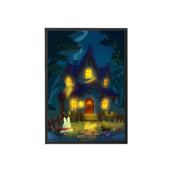 Spooky house and boo ghost