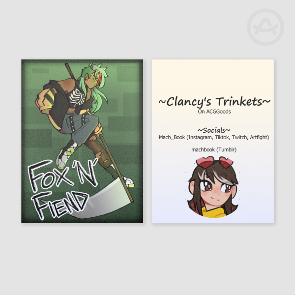 Fox 'N' Fiend Photocard - Glitch