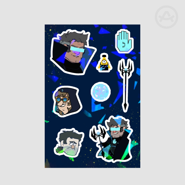 Megalomaniac Ford Stickers Sheet