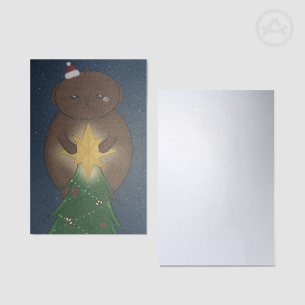 π Holiday Postcard (Festive Edition) - Chubby Companion