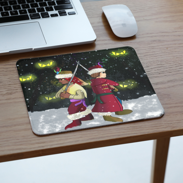 Wolves Square Mouse Pad