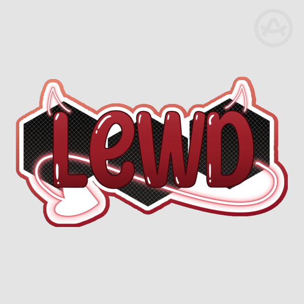 Lewd Die Cut Sticker
